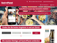 Tablet Screenshot of gastroplanet.ch